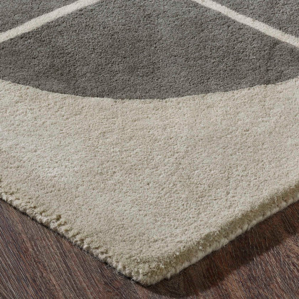 Renwil Perseverance Rug - Oatmeal/Charcoal, 9,1" X 13,1"