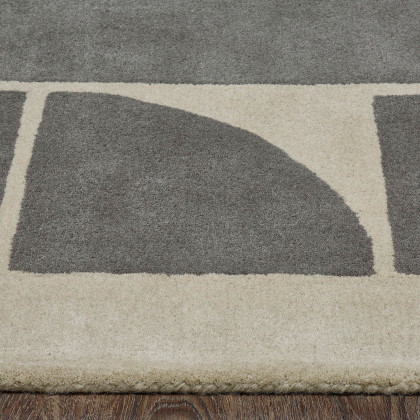 Renwil Perseverance Rug - Oatmeal/Charcoal, 9,1" X 13,1"