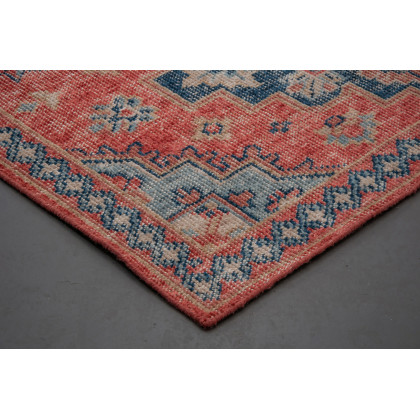 Renwil Turkmen Rug - Red, 8" X 10"
