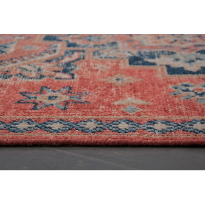 Renwil Turkmen Rug - Red, 8" X 10"