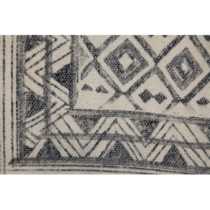 Renwil Tusca Rug - Beige/Black, 5,2" X 7,2"