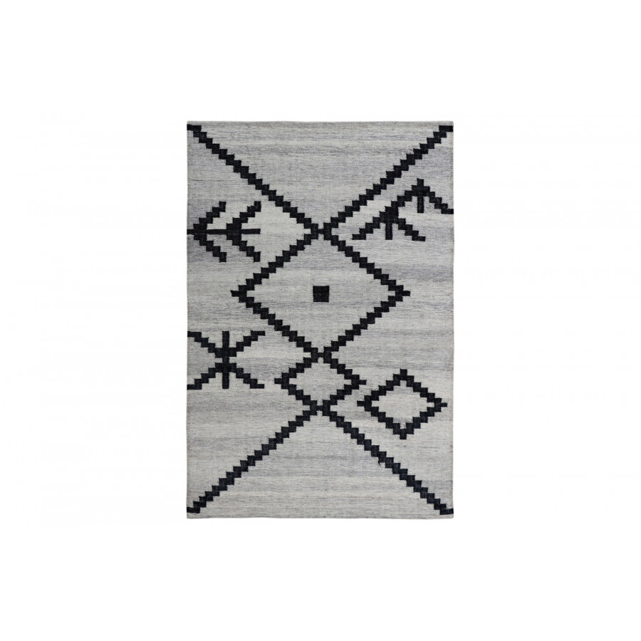 Renwil Zaatar Rug - Beige/Black, 8" X 10"