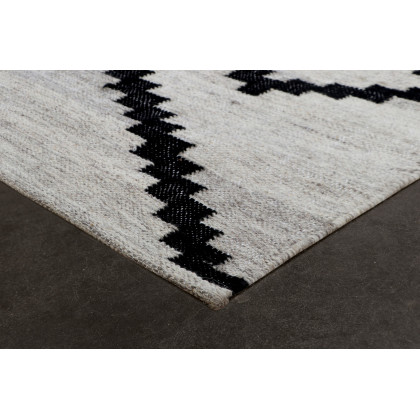 Renwil Zaatar Rug - Beige/Black, 8" X 10"