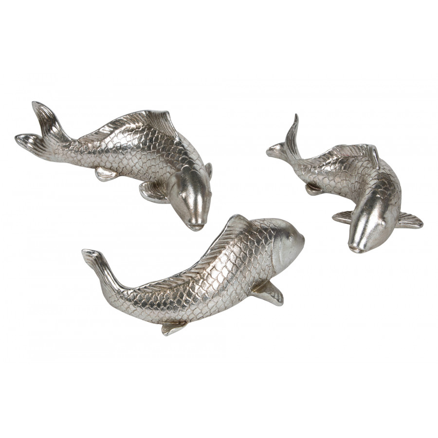 Renwil - Koi Statue Set Of 3