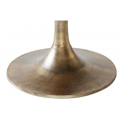 Renwil Lovisa Coffee Table - White Marble/Antique Brass