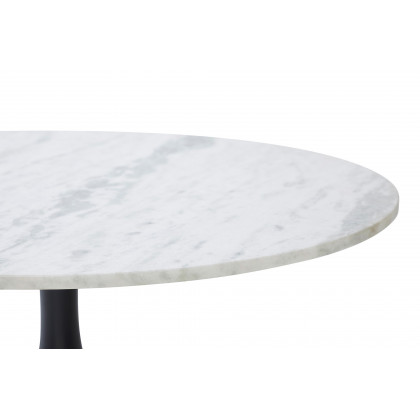 Renwil Loveada Coffee Table - White Marble/Matte Black