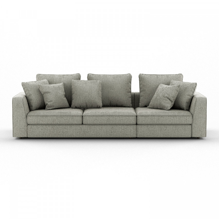 ROSHE Cartier Straight 3-Seater Sofa - Zeus