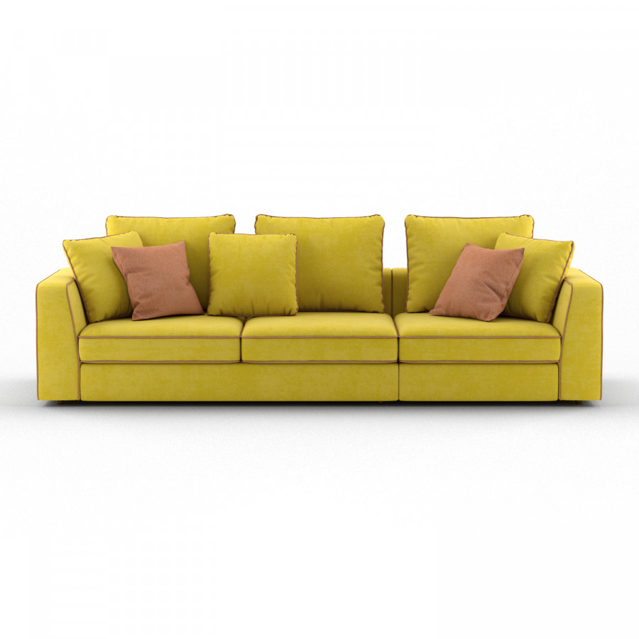 ROSHE Cartier Straight 3-Seater Sofa - Zenit