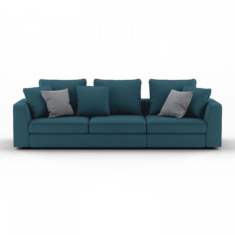 ROSHE Cartier Straight 3-Seater Sofa - Aura 18