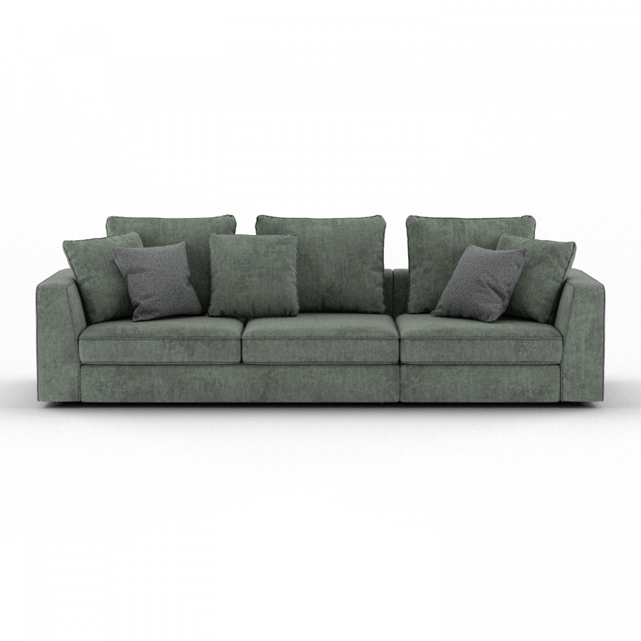 ROSHE Cartier Straight 3-Seater Sofa - Vogue