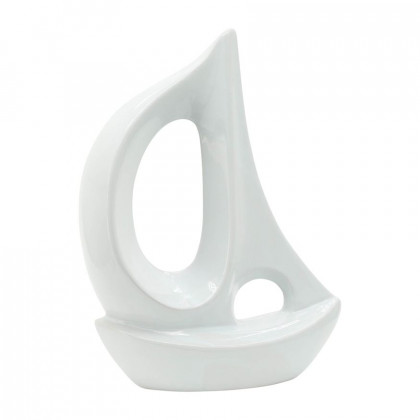 Sagebrook - 13" Ceramic Sailboat