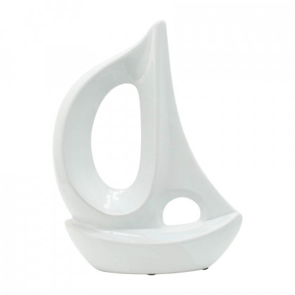 Sagebrook - 13" Ceramic Sailboat