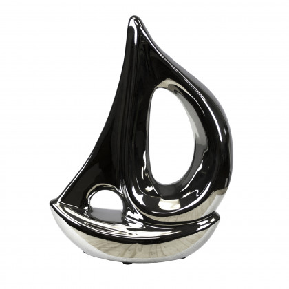 Sagebrook - 13" Ceramic Sailboat