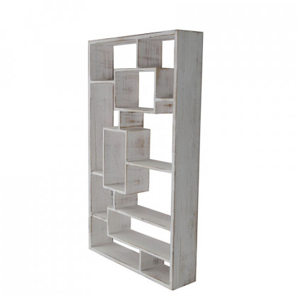 Sagebrook Wooden Multi-Tier Wall Shelf - Whitewash