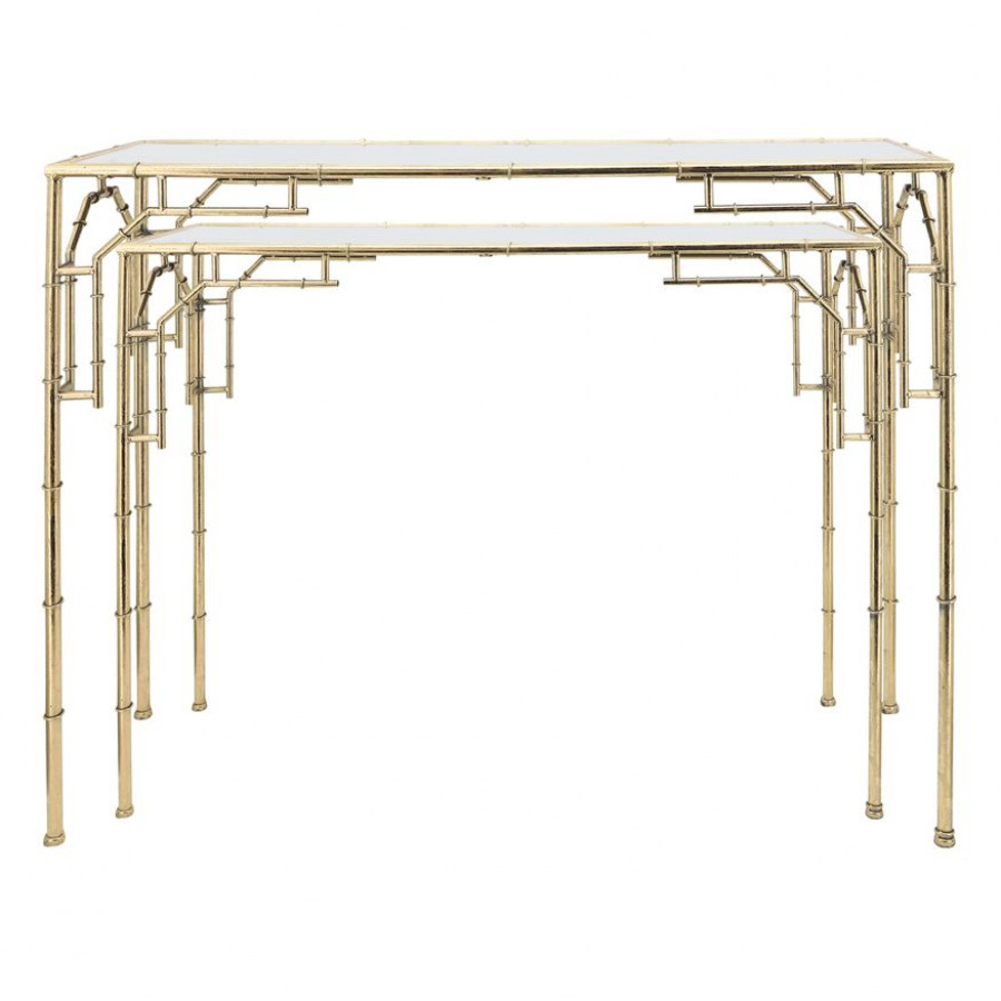 Sagebrook - Gold Metal Console Tables