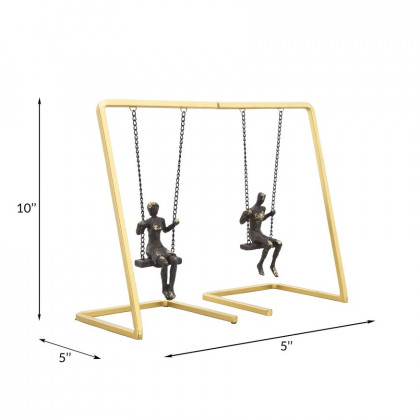 Sagebrook - Swinging People Bookends (Set Of 2)
