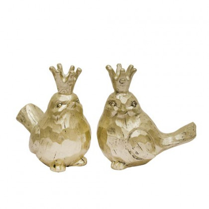 Sagebrook - Birds With Crowns (Set Of 3)