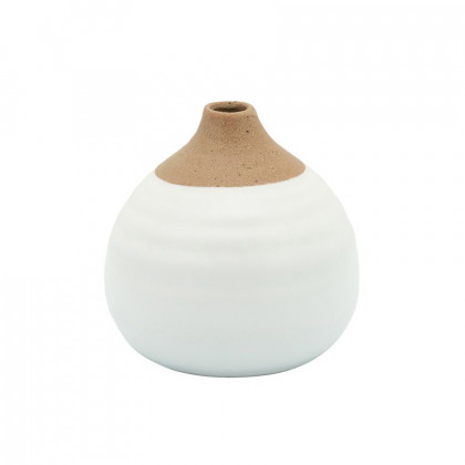 Sagebrook Matte Bud Vases (Set Of 3) - Black/Gray/White