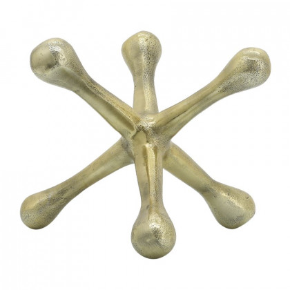 Sagebrook - 8" Metal Jacks Sculpture