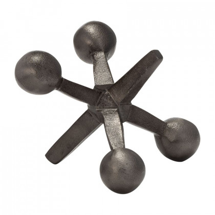 Sagebrook - 8" Metal Jacks Sculpture