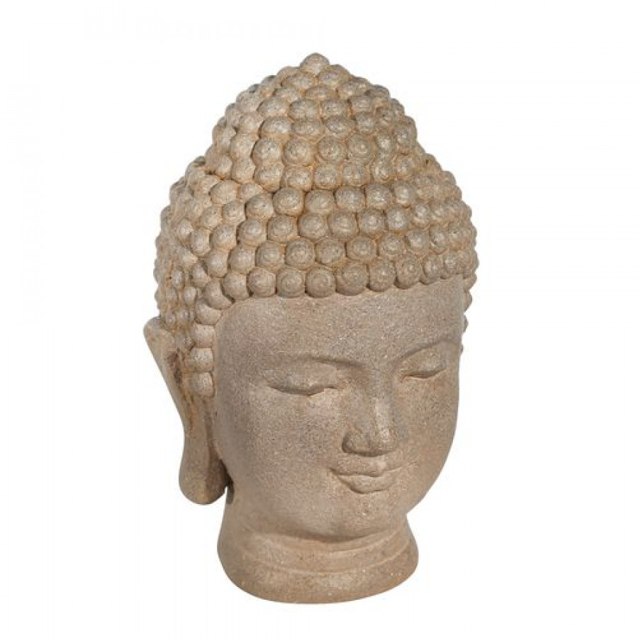 Sagebrook - 11.5" Resin Buddha Head in Stone