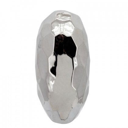 Sagebrook 11" Ceramic Heart - Silver