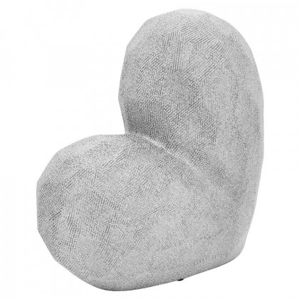 Sagebrook 11" Scratched Heart Decor - Silver