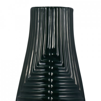 Sagebrook 20" Ceramic Tribal Vase - Forest Green