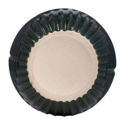 Sagebrook 11" Ceramic Tribal Vase - Forest Green