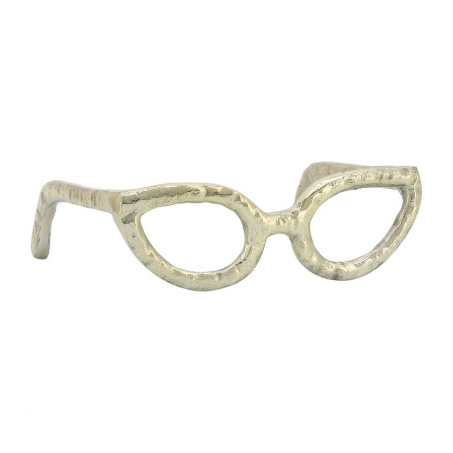 Sagebrook Glasses Sculpture - Gold