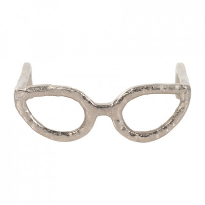 Sagebrook Glasses Sculpture - Silver