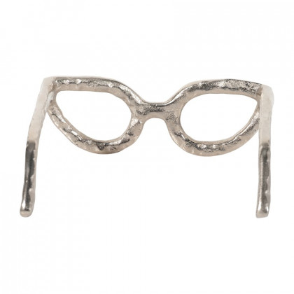 Sagebrook Glasses Sculpture - Silver