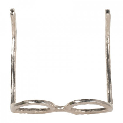 Sagebrook Glasses Sculpture - Silver