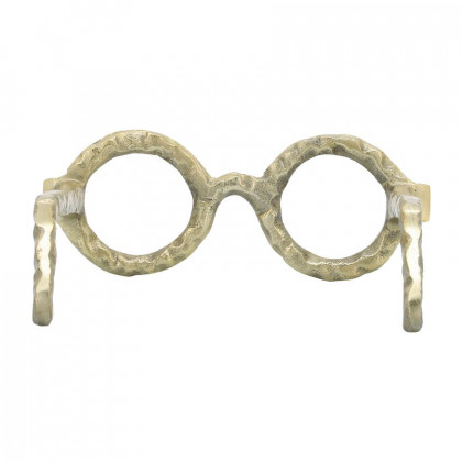 Sagebrook Aluminum Glasses Sculpture - Gold