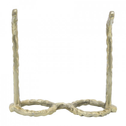 Sagebrook Aluminum Glasses Sculpture - Gold