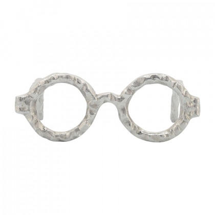 Sagebrook Aluminum Glasses Sculpture - Silver