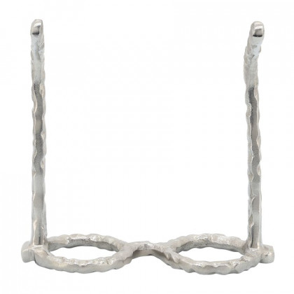 Sagebrook Aluminum Glasses Sculpture - Silver