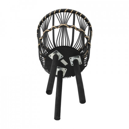 Sagebrook Bamboo Planters (Set Of 3) - Black