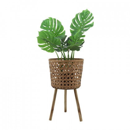 Sagebrook Bamboo Planters (Set Of 3) - Natural