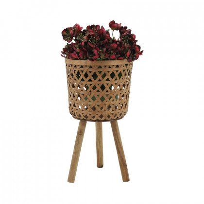 Sagebrook Bamboo Planters (Set Of 3) - Natural