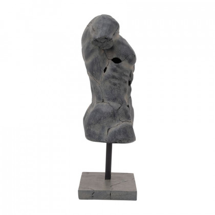 Sagebrook Cracked Torso Sculpture - Brown