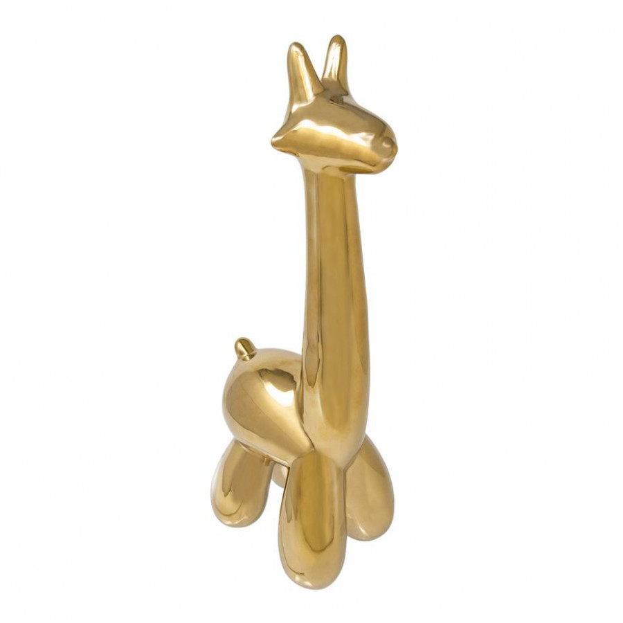 Sagebrook Giraffe Balloon Animal - Gold