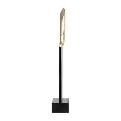 Sagebrook - 21.75" Aluminum Rhombus On Stand in Gold