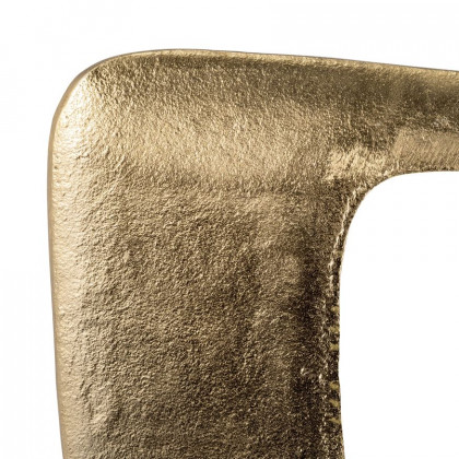Sagebrook - 21.75" Aluminum Rhombus On Stand in Gold