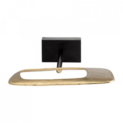 Sagebrook - 21.75" Aluminum Rhombus On Stand in Gold