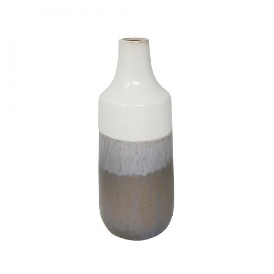 Sagebrook 15" Ceramic Vase - Multi Gray