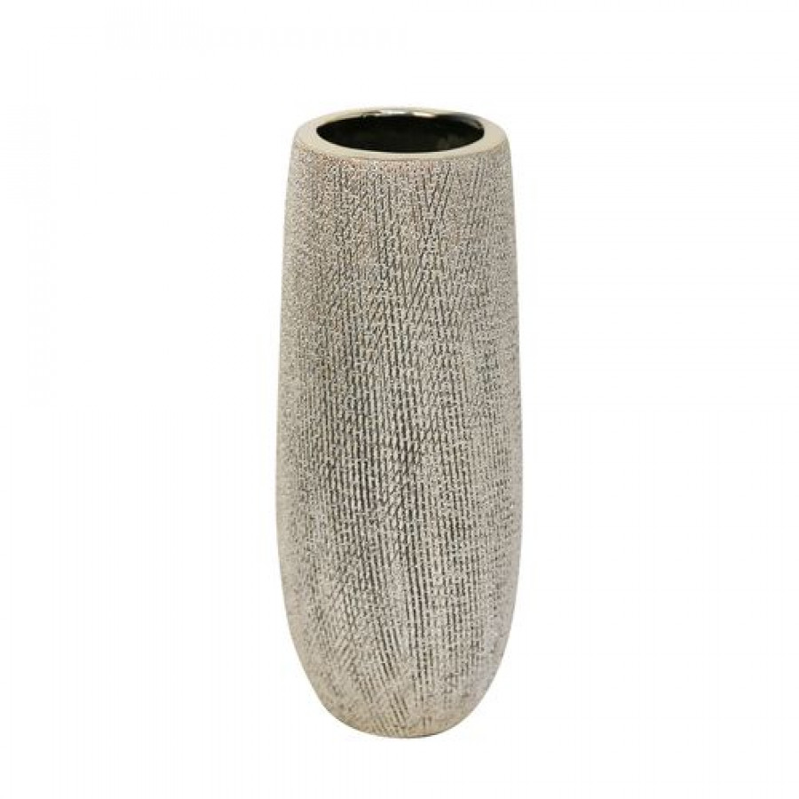 Sagebrook 10" Ceramic Vase - Champagne