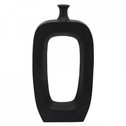 Sagebrook - 18" Ceramic Vase With Cut-out