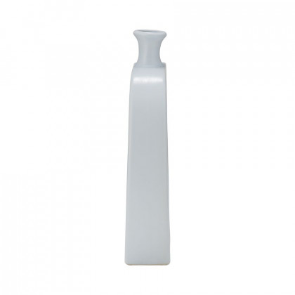 Sagebrook 14" Ceramic Vase With Cut-out - Blue