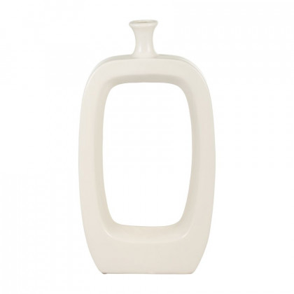 Sagebrook - 18" Ceramic Vase With Cut-out